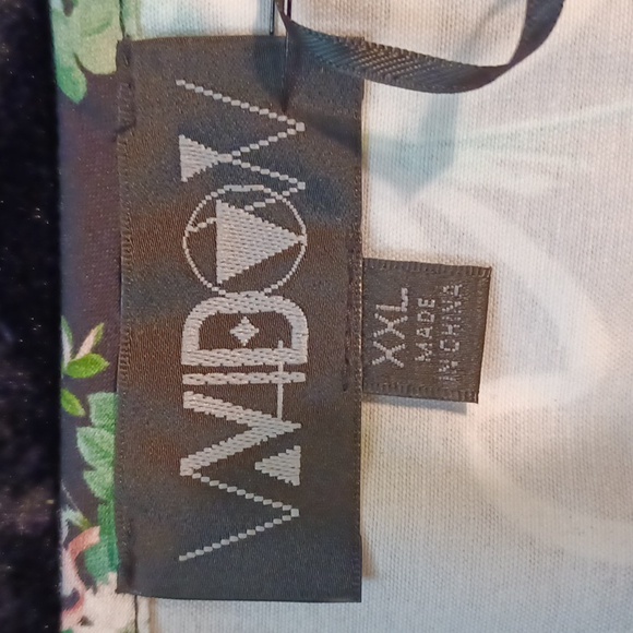 DOLLSKILL WIDOW XXL BLACK/floral ribbon print lace up front and gaters zip side - Picture 5 of 10